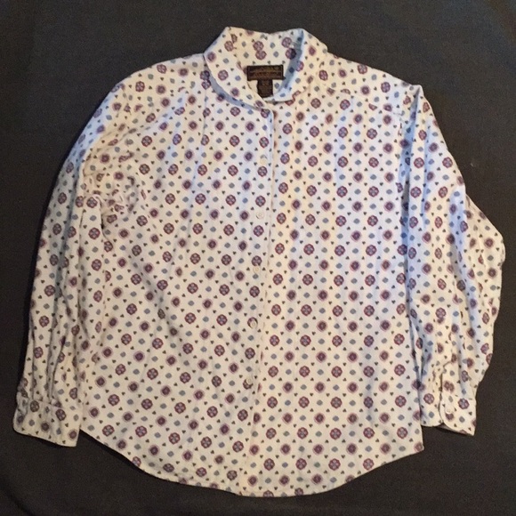 Eddie Bauer Tops - Women’s Eddie Bauer Size M Patterned Flannel Shirt
